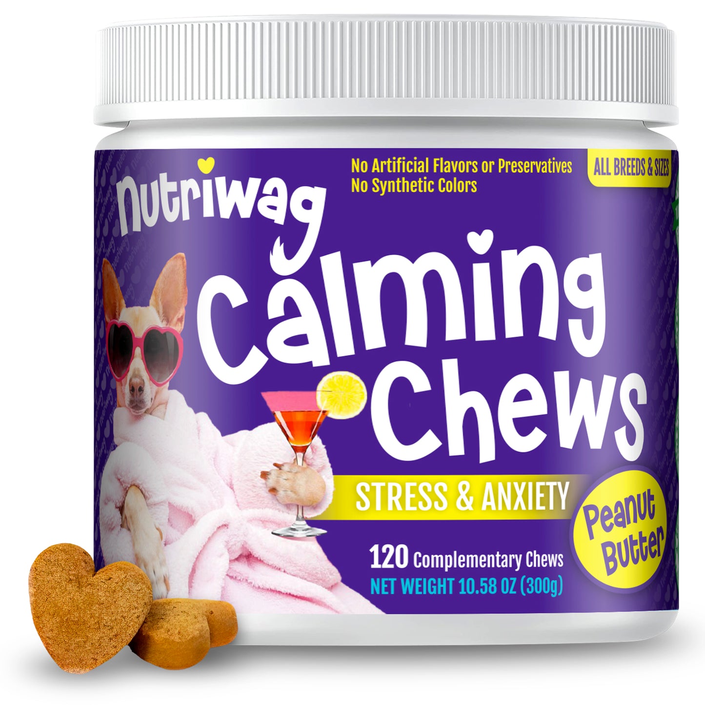 NutriWag Calming Chews - 1 Jar