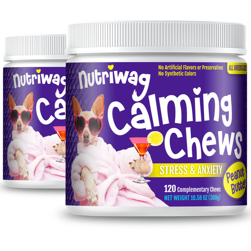 NutriWag Calming Chews - 2 Jars